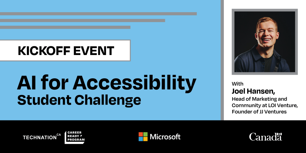 Kickoff event AI for Accessibility Student Challenge